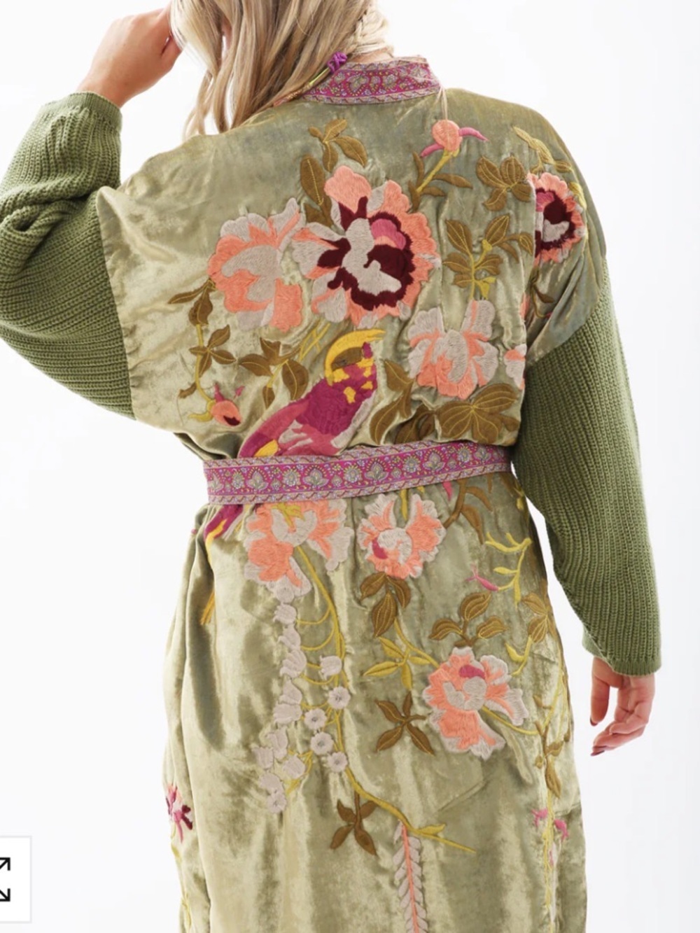 Aratta Silent Journey Something Magical Velvet Coat NWT - Picture 2 of 14